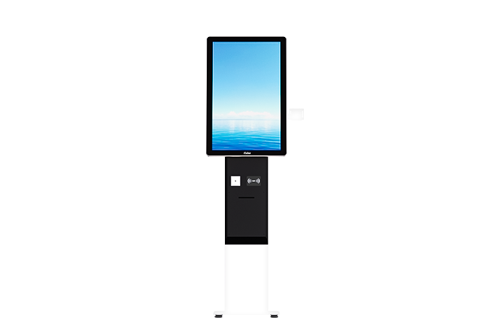 32 inch Freestanding Digital Display Self Service Kiosk for restaurants