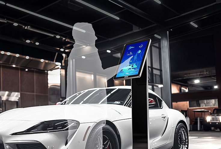 Revolutionizing Automobile Retail: The Role of Freestanding Digital Signage in 4S Stores